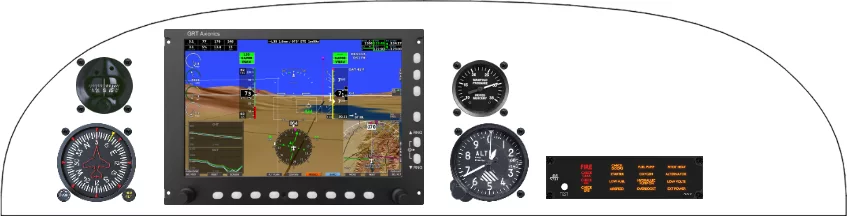 A Zenith Aircraft Company STOL CH 701 instrument panel design